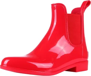 Evshine Women's Short Ankle Rain Boots Lightweight Chelsea Rain Boots Rubber Waterproof Booties