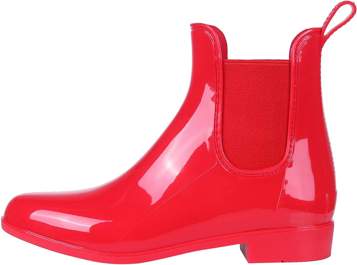 Evshine Women's Short Ankle Rain Boots Lightweight Chelsea Rain Boots Rubber Waterproof Booties