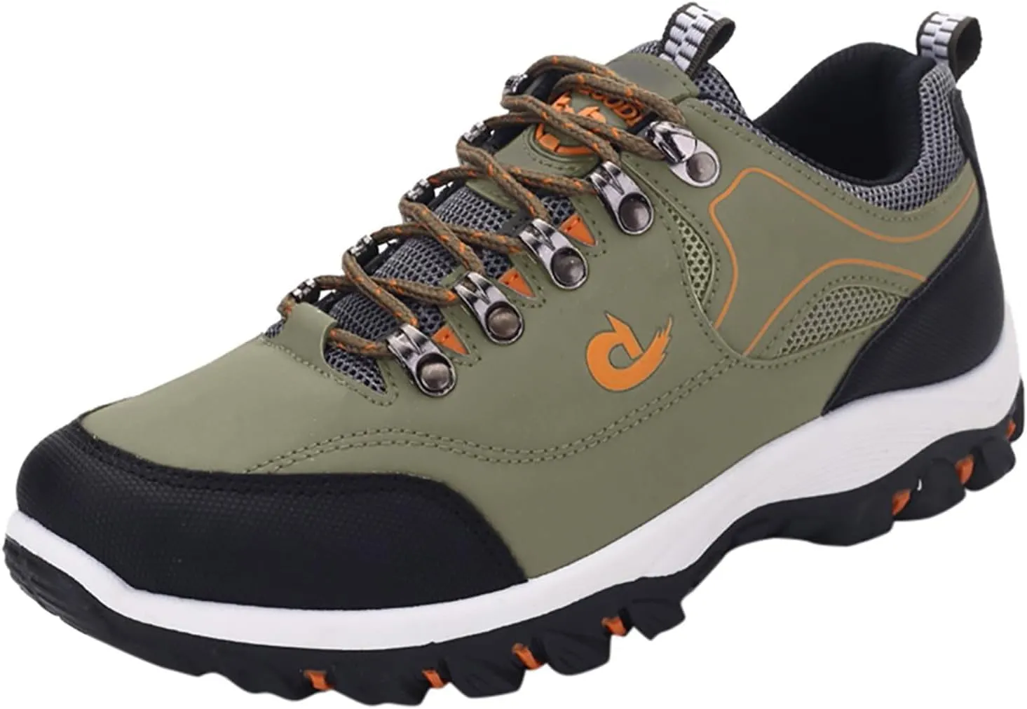 Fashion Men's Outdoor Non Slip Sport Shoes Lace Up Mountaineering Sneakers Sneaker Organizers and Storage Men