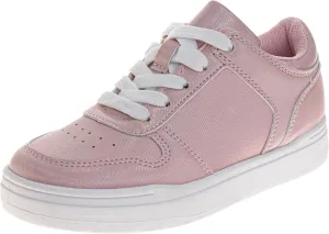 Fashion Sneakers for Girls - Kids Lace-Up Shoes Casual Athletic Sneakers (Sizes 11-13 Little Kid / 1-5 Big Kid)