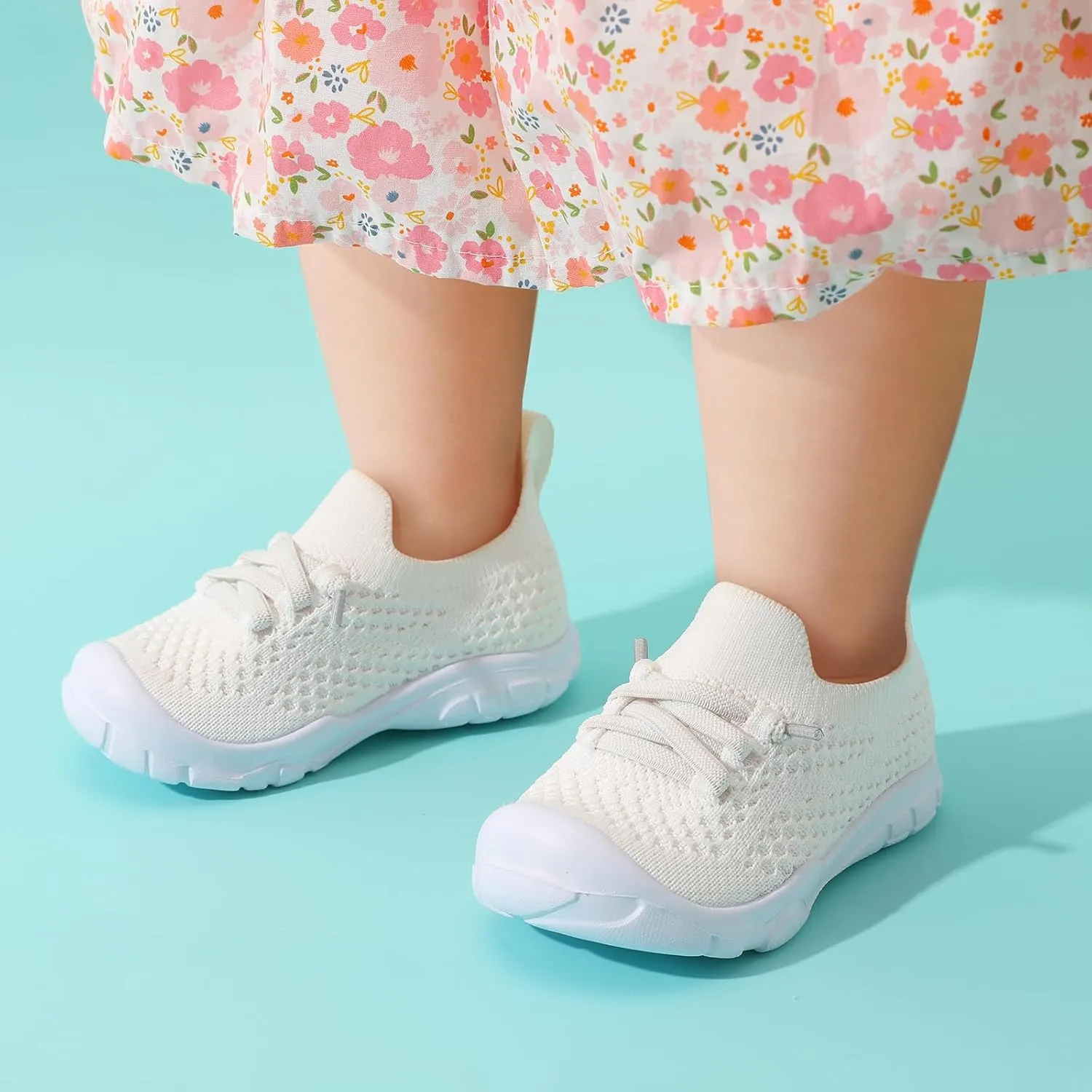 FEETCITY Toddler Sneakers Toddler Walking Shoes Boys Girls Toddler Tennis Shoes Lightweight Brethable Kids Slip On Shoes