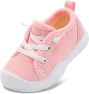 FEETCITY Wide Boys & Girls Winter Shoes - Barefoot & Walking Shoes, Slip On, Tennis Design