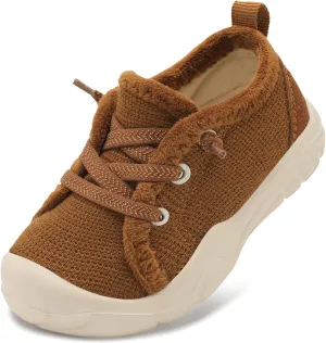 FEETCITY Wide Boys & Girls Winter Shoes - Barefoot & Walking Shoes, Slip On, Tennis Design
