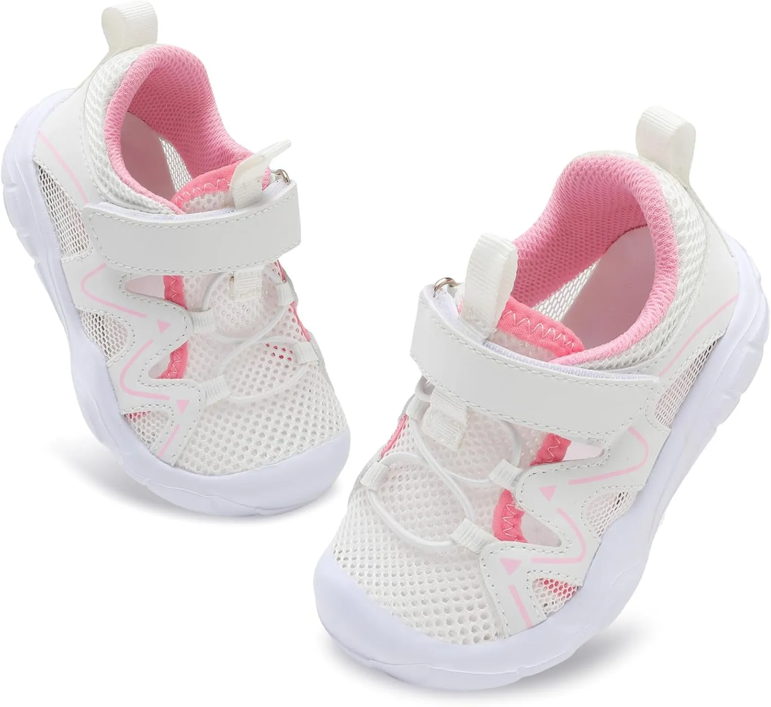 FEETCITY Wide Toddler Shoes Slip on Sneakers Boys Girls Toddler Tennis Shoes Sports Shoes Walking Shoes