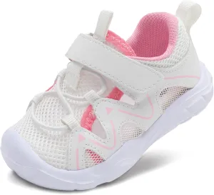 FEETCITY Wide Toddler Shoes Slip on Sneakers Boys Girls Toddler Tennis Shoes Sports Shoes Walking Shoes