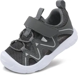 FEETCITY Wide Toddler Shoes Slip on Sneakers Boys Girls Toddler Tennis Shoes Sports Shoes Walking Shoes
