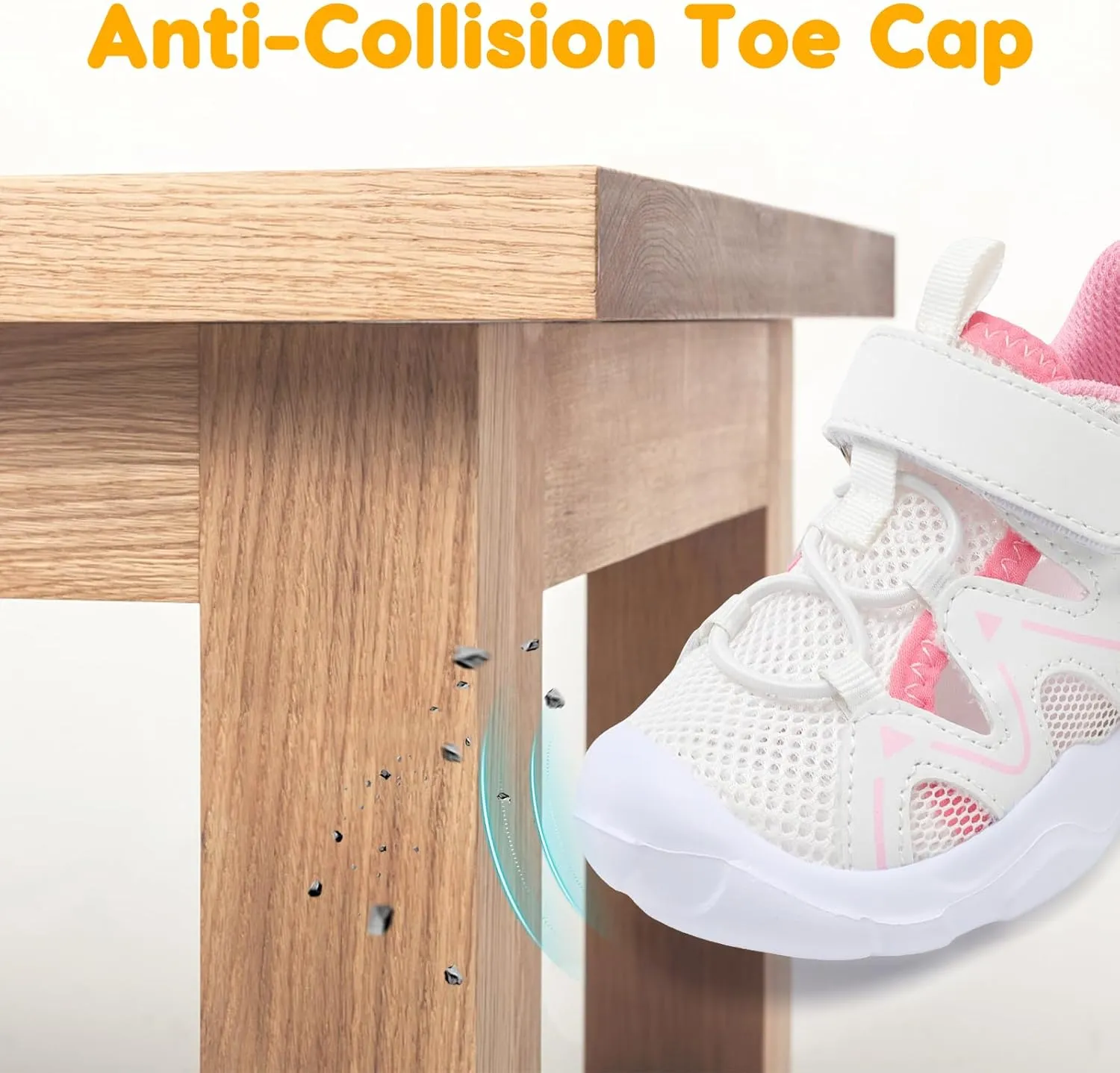 FEETCITY Wide Toddler Shoes Slip on Sneakers Boys Girls Toddler Tennis Shoes Sports Shoes Walking Shoes