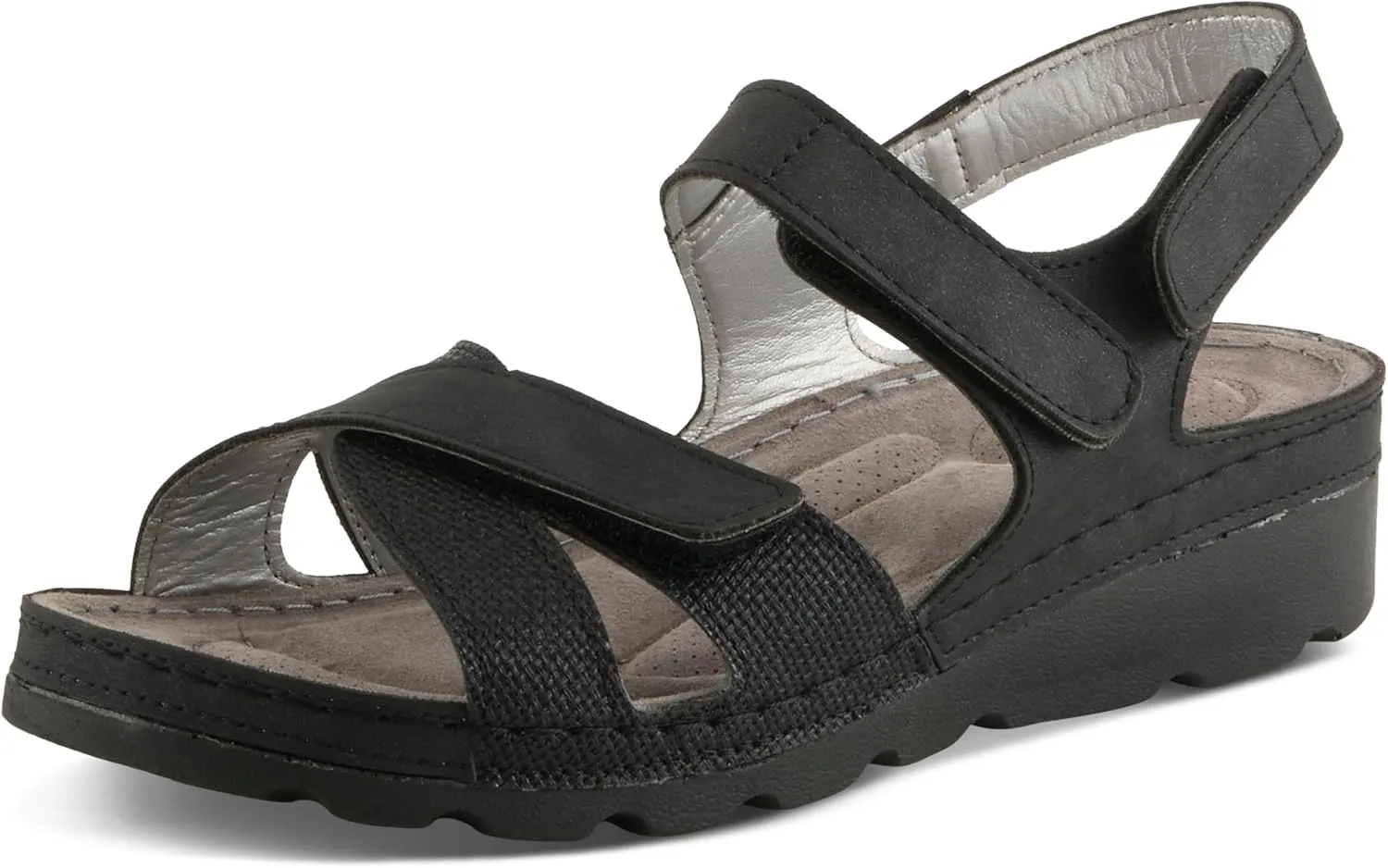 Flexus Women's ORWELL Ankle Strap Sandals – Adjustable Multi-Strap Design, Anatomic Footbed, Arch Support, Made in Turkey