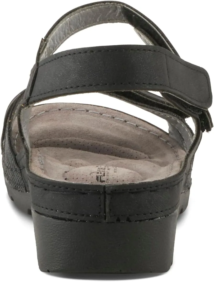 Flexus Women's ORWELL Ankle Strap Sandals – Adjustable Multi-Strap Design, Anatomic Footbed, Arch Support, Made in Turkey