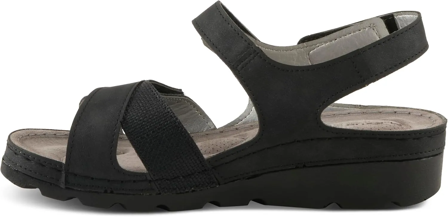 Flexus Women's ORWELL Ankle Strap Sandals – Adjustable Multi-Strap Design, Anatomic Footbed, Arch Support, Made in Turkey