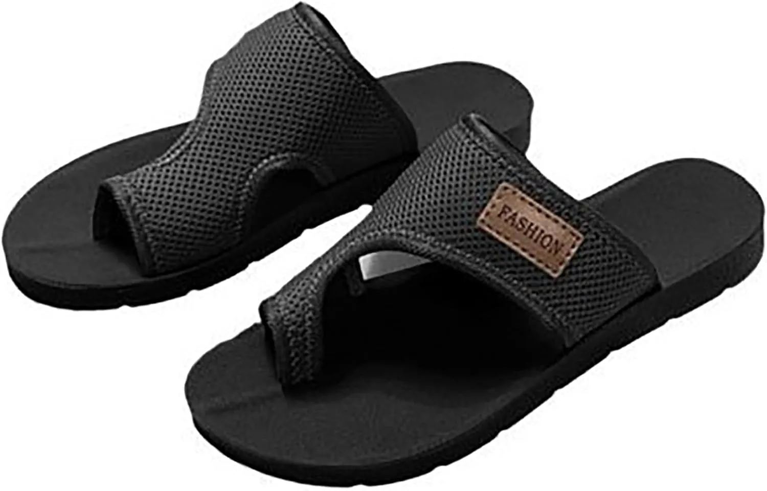 Flip Flops for Women Clip Toe Mesh Thong Flat Sandals Breathable Comfort Slide Sandals Slip On Summer Beach Slippers
