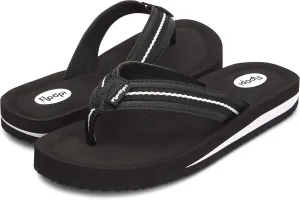 Floopi Flip Flops for Women Casual Thong Womens Sandals Comfort Heel Cushion, Ladies Beach Sandals with Indoor & Outdoor Anti Skid Soles