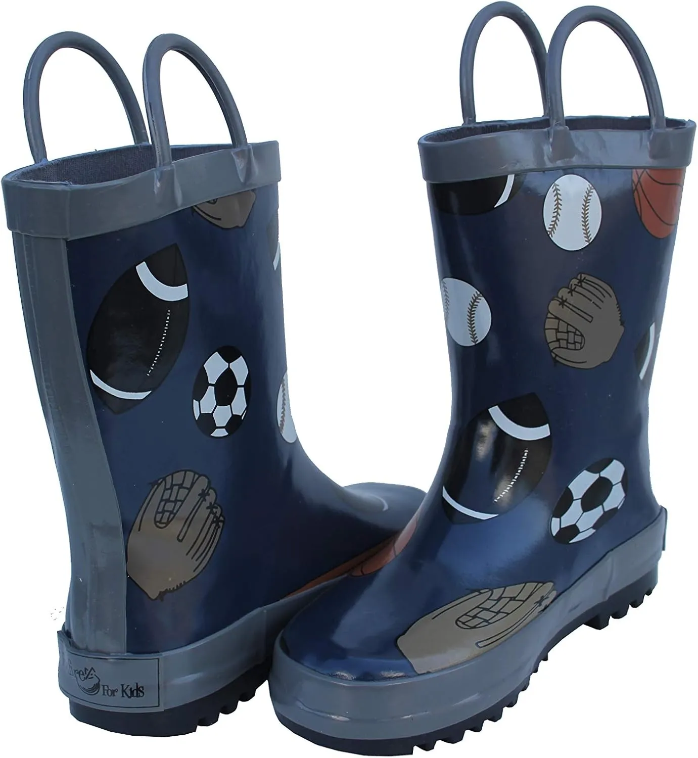 Foxfire for Kids Boys Rubber Rain Boots for Toddles and Children