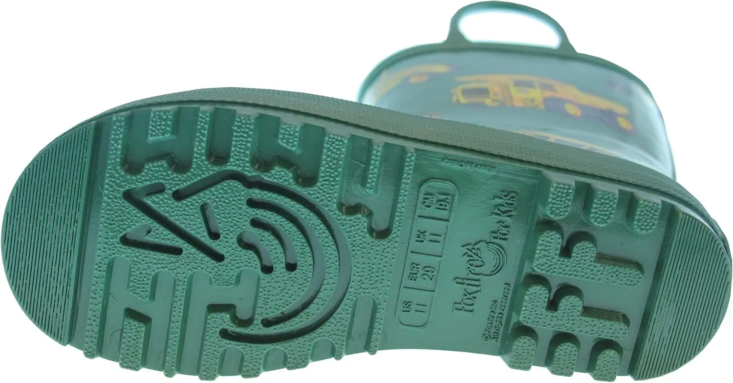 Foxfire for Kids Boys Rubber Rain Boots for Toddles and Children