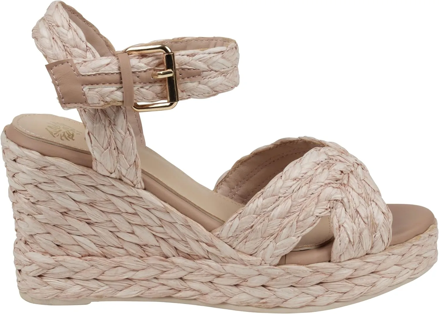 G.C. Shoes Women's Maya Cross Strap comfortable Wedge Sandals