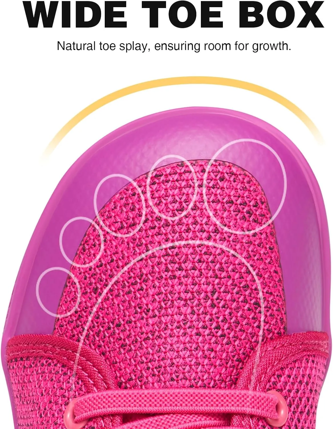 GINNI Little Big Kids Wide Barefoot Shoes Boys Girls Walking Shoes Minimalist Sneakers Lightweight Breathable Girls Wide Toe Box Shoes Zero Drop Sole Naturally Splay Kids Barefoot Running Shoes
