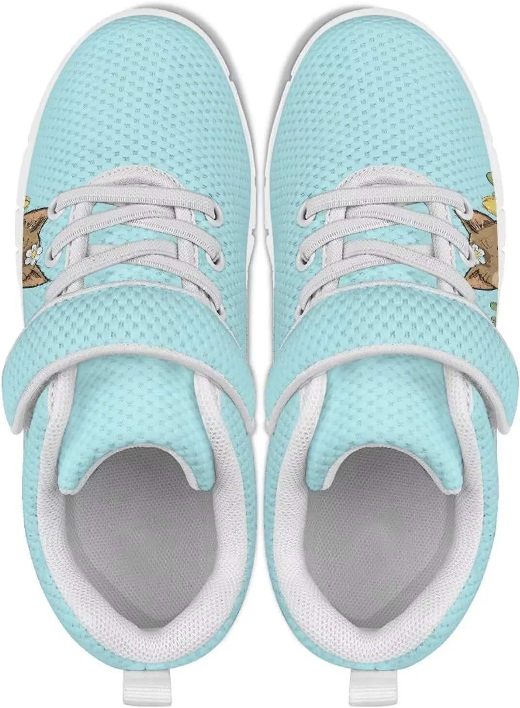 Girls' Athletic Tennis Shoes Cute Slip On Kids Sneakers Running Shoes