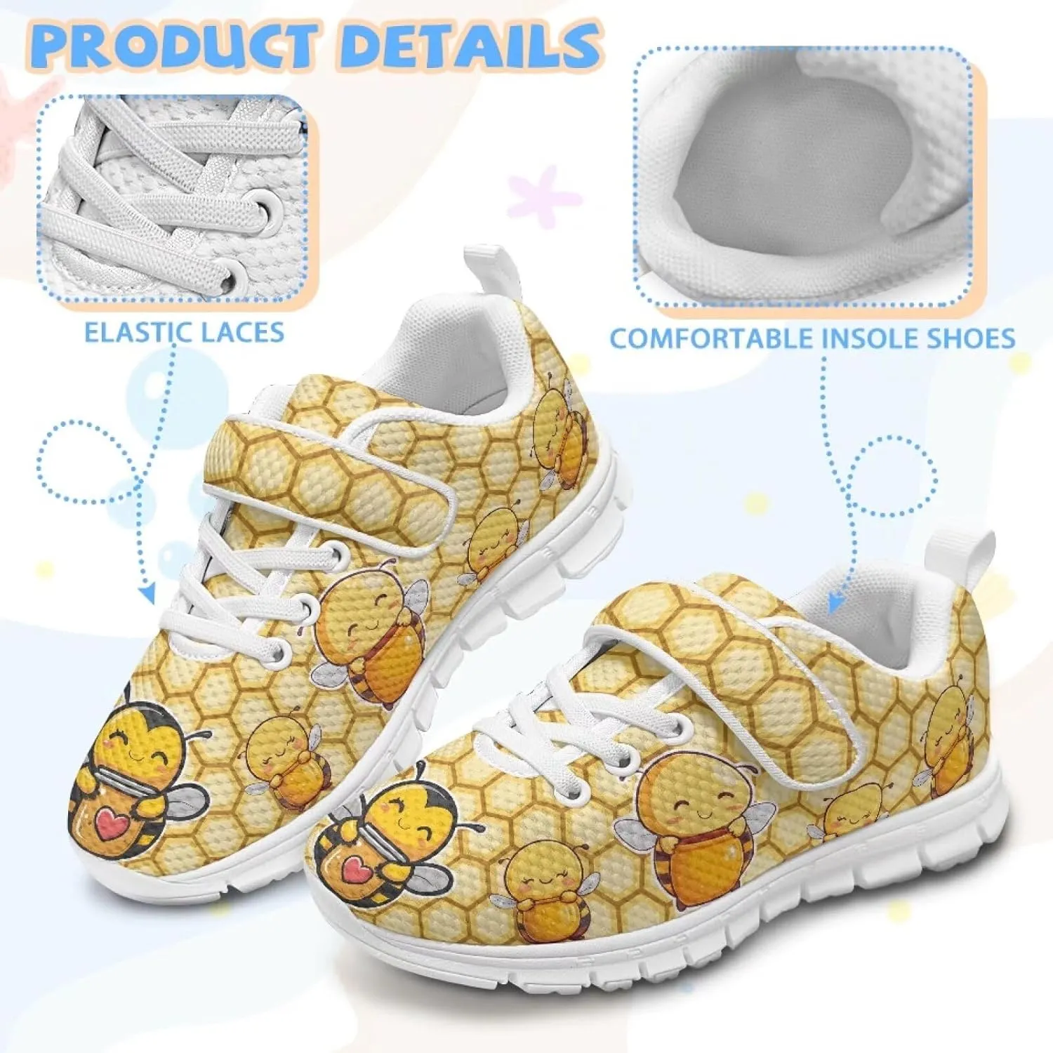 Girls Running Shoes Boys Athletic Trainers for Kids Toddler Teen