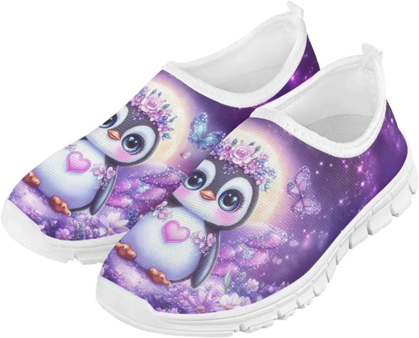 Girls Slip On Shoes Non-Slip Kids Sneakers Cute Shoes for Girls
