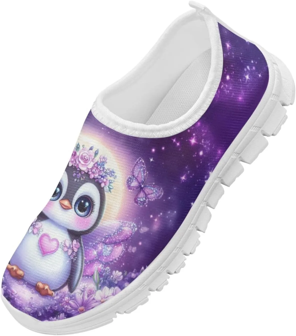 Girls Slip On Shoes Non-Slip Kids Sneakers Cute Shoes for Girls
