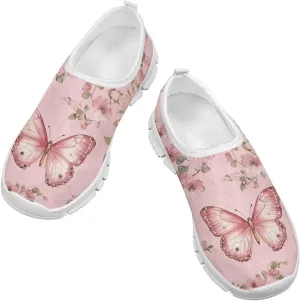 Girls Slip On Sneakers Comfort Kids Athletic Shoes for Active Outdoor