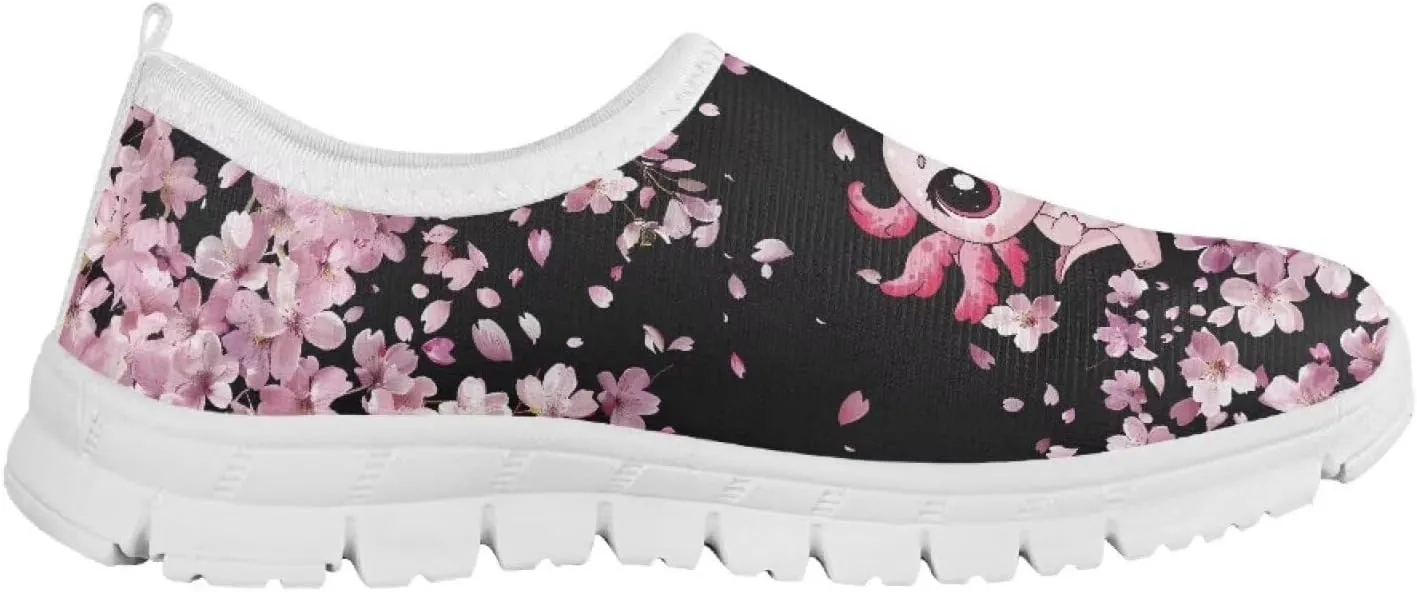 Girls Slip On Sneakers Comfort Kids Athletic Shoes for Active Outdoor
