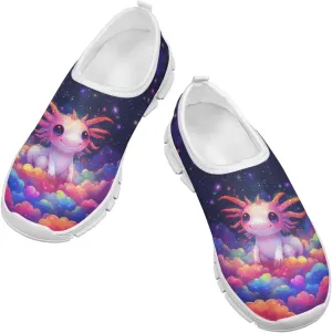 Girls Slip On Sneakers Shoes Animals Themed Kids Tennis Running Shoes
