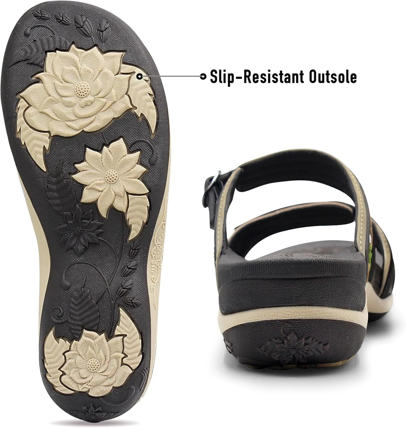 Gold Pigeon Shoes SIGNATURE Comfort Walking Ergonomic Slides Sandals for Women