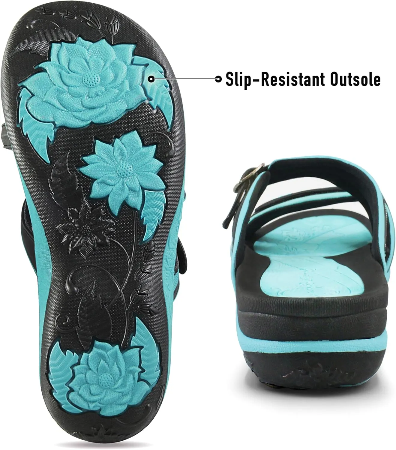 Gold Pigeon Shoes SIGNATURE Comfort Walking Ergonomic Slides Sandals for Women