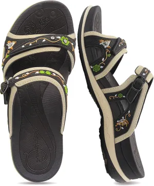 Gold Pigeon Shoes SIGNATURE Comfort Walking Ergonomic Slides Sandals for Women