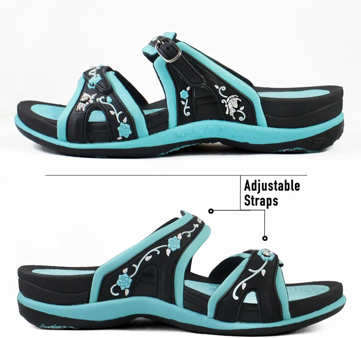 Gold Pigeon Shoes SIGNATURE Comfort Walking Ergonomic Slides Sandals for Women
