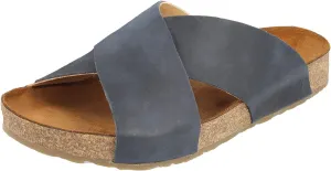 HAFLINGER 819412-0-5 Bio Mio Men's Leather Mules Clogs