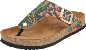 HAFLINGER Bio Conny mules toe separator unisex leather