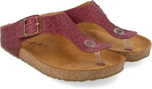 HAFLINGER Bio Memphis mules, toe separator, unisex, leather