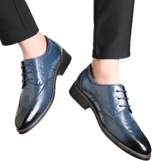 Hbeylia Mens Tuxedo Shoes Patent Leather Lace Up Formal Business Oxford Dress Shoes Classic Fashion Closed Pointed Toe Leather Tuxedo Oxford Wingtip Dress Shoes For Men Business Office Work Wedding