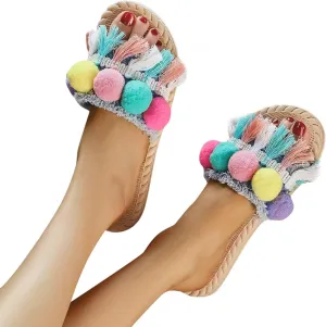 Hbeylia Sandals for Women Wedding,Womens Fashion Rhinestones Floral Pearl Lace Bohemian Jewelry Toe Ring Wedding Flat Sandals Dressy Summer Beach Gladiator Sandals Size 6