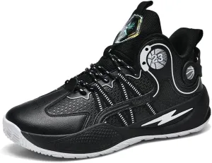 High Top Men Basketball Shoes Lightweight Breathable Outdoor Sports Shoes Fashion Non Slip Wear-Resistant Cushioning Training Sneakers
