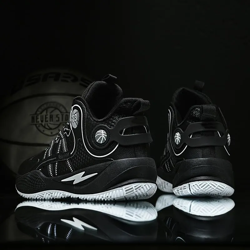 High Top Men Basketball Shoes Lightweight Breathable Outdoor Sports Shoes Fashion Non Slip Wear-Resistant Cushioning Training Sneakers