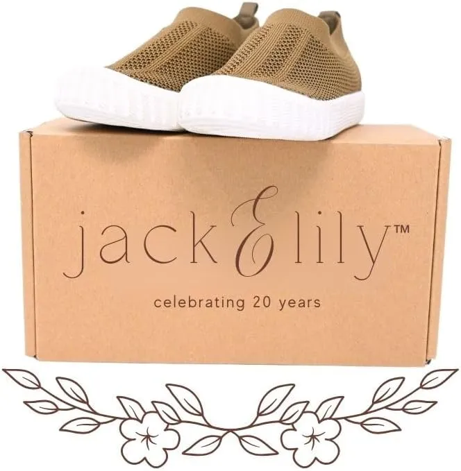 Jack & Lily Baby, Toddler & Kids Walking Shoes – Non-Slip, Washable Slip-On Sneakers for Boys & Girls – Indoor & Outdoor Use