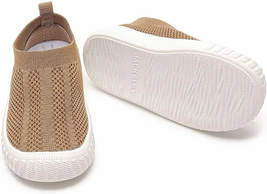 Jack & Lily Baby, Toddler & Kids Walking Shoes – Non-Slip, Washable Slip-On Sneakers for Boys & Girls – Indoor & Outdoor Use