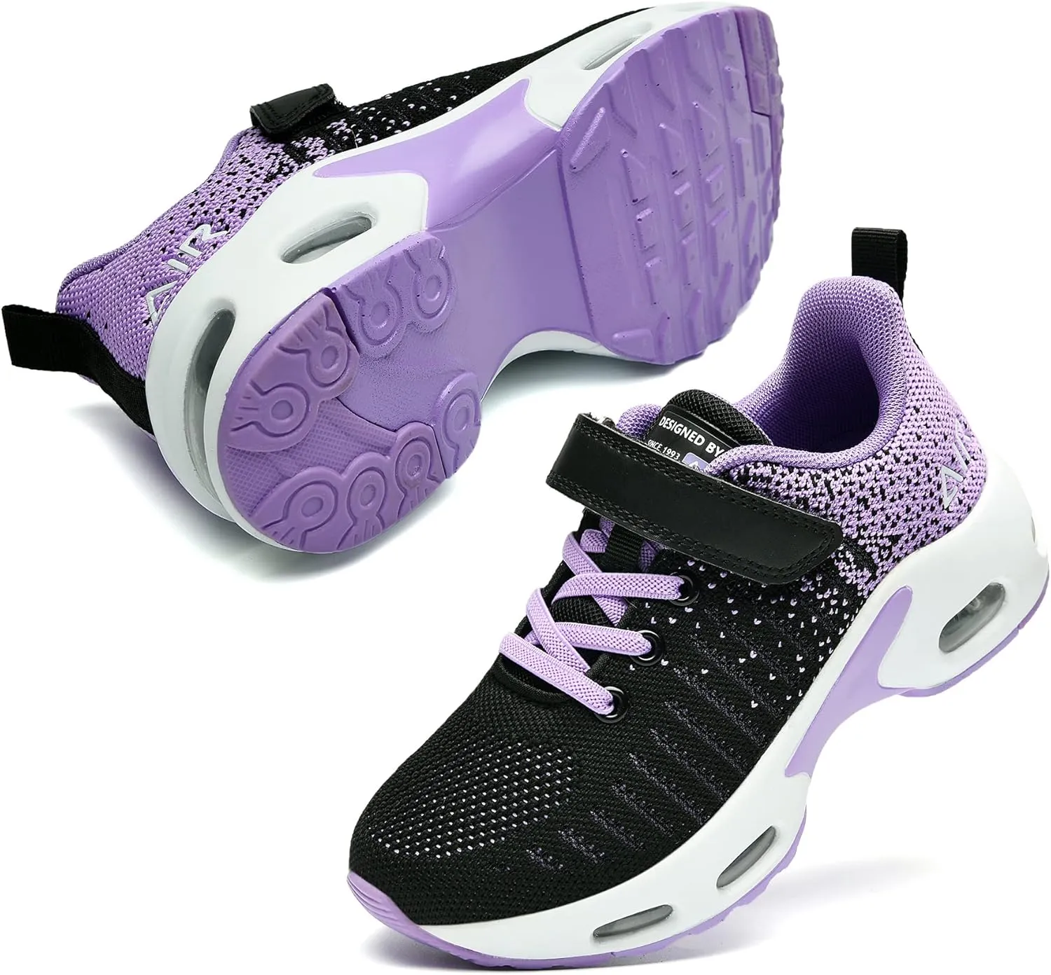 JARLIF Kids Athletic Tennis Running Shoes Breathable Sport Air Gym Jogging Sneakers for Boys & Girls