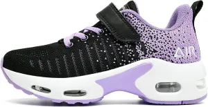 JARLIF Kids Athletic Tennis Running Shoes Breathable Sport Air Gym Jogging Sneakers for Boys & Girls