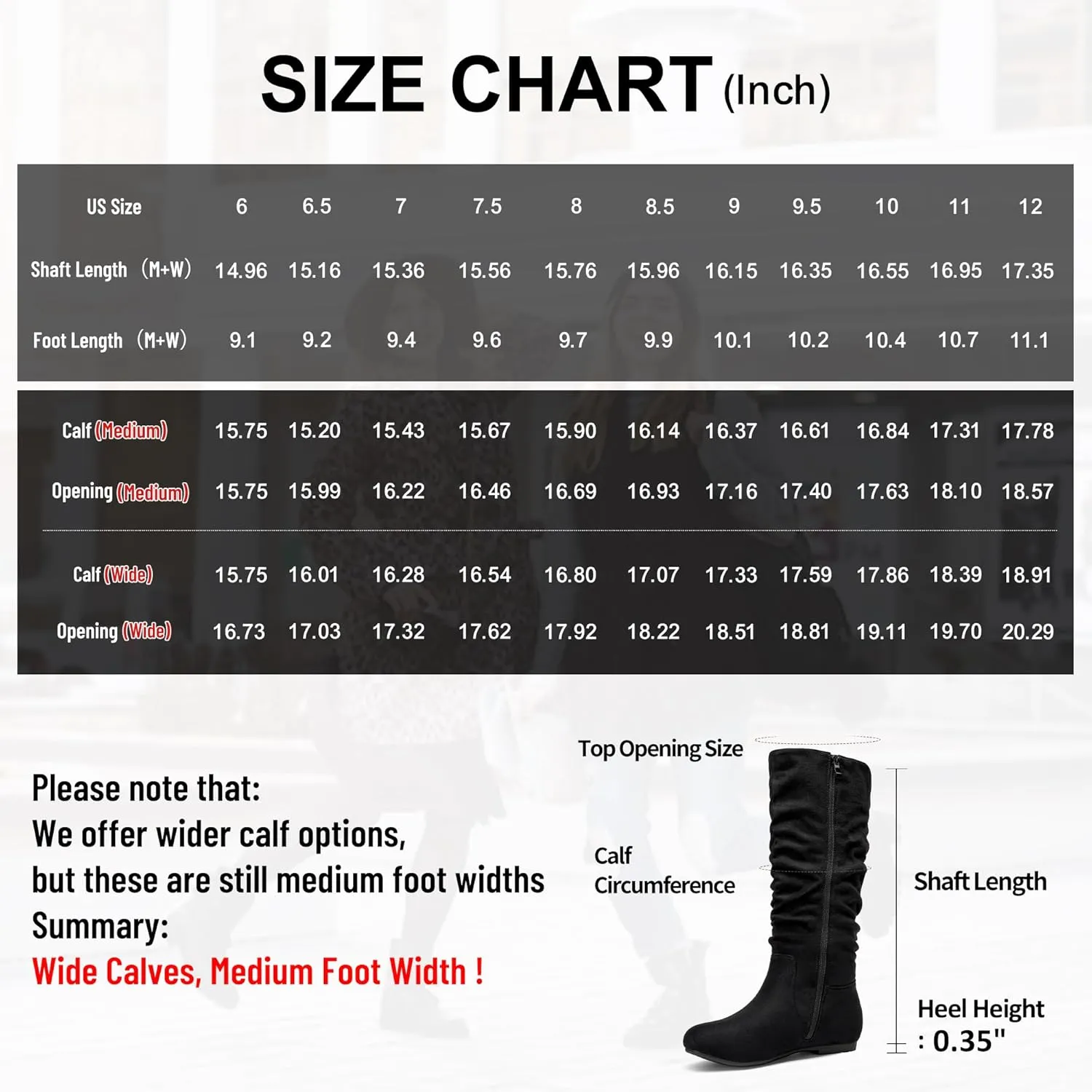 Jeossy Women's 941 Knee High Boots, Falt Slouch Boots, Tall Fall Boots Pull on