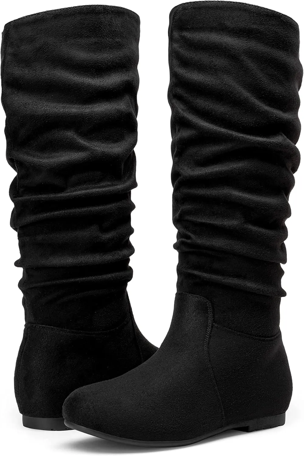 Jeossy Women's 941 Knee High Boots, Falt Slouch Boots, Tall Fall Boots Pull on