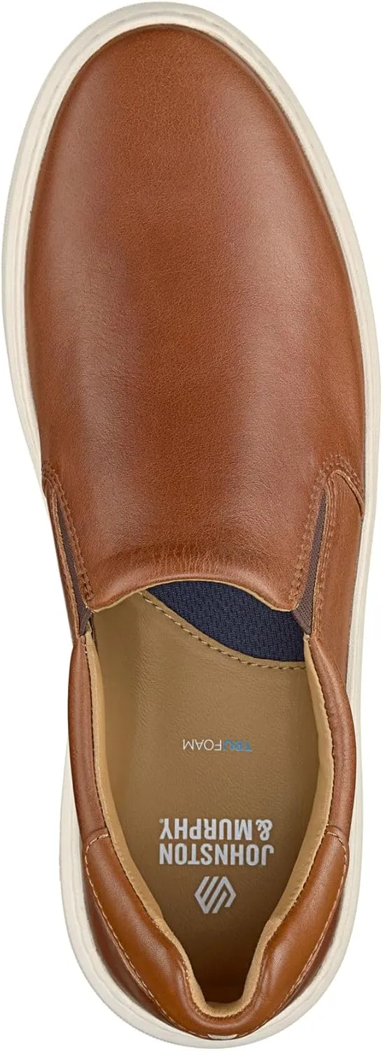 Johnston & Murphy Men’s Anders Slip-On Loafers, Men’s Slip On Shoes, Leather Loafers for Men, Men’s Casual Loafers
