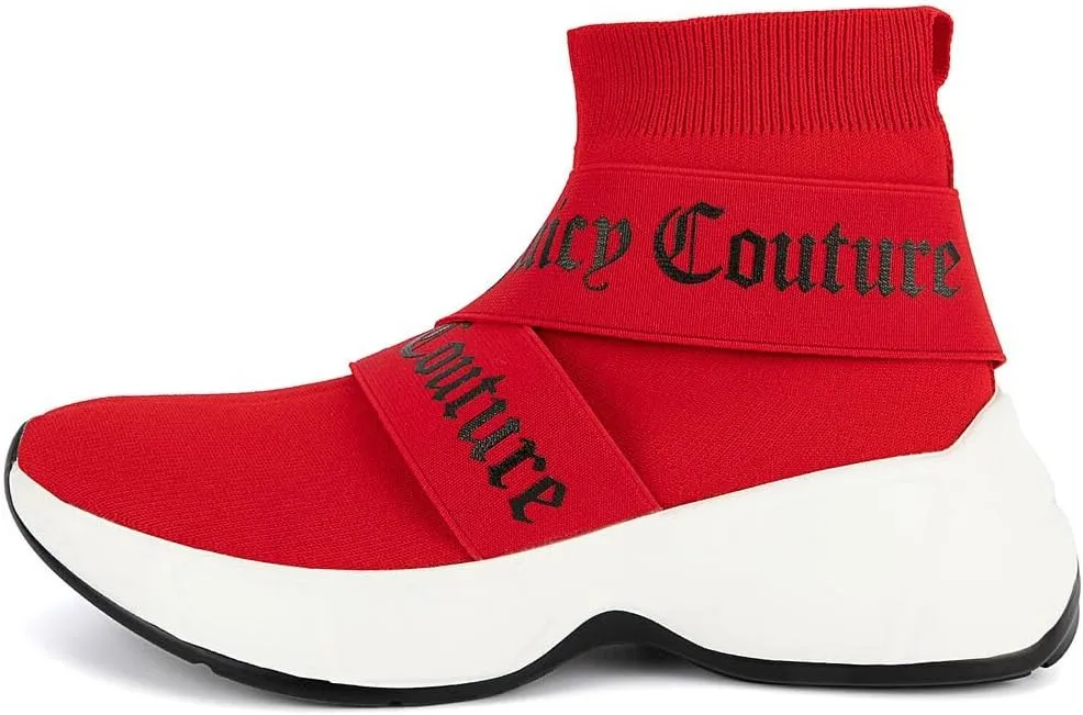 Juicy Couture Women's Slip-On High Sock Sneakers – Stylish, Lightweight, and Breathable Athletic & Casual Shoes