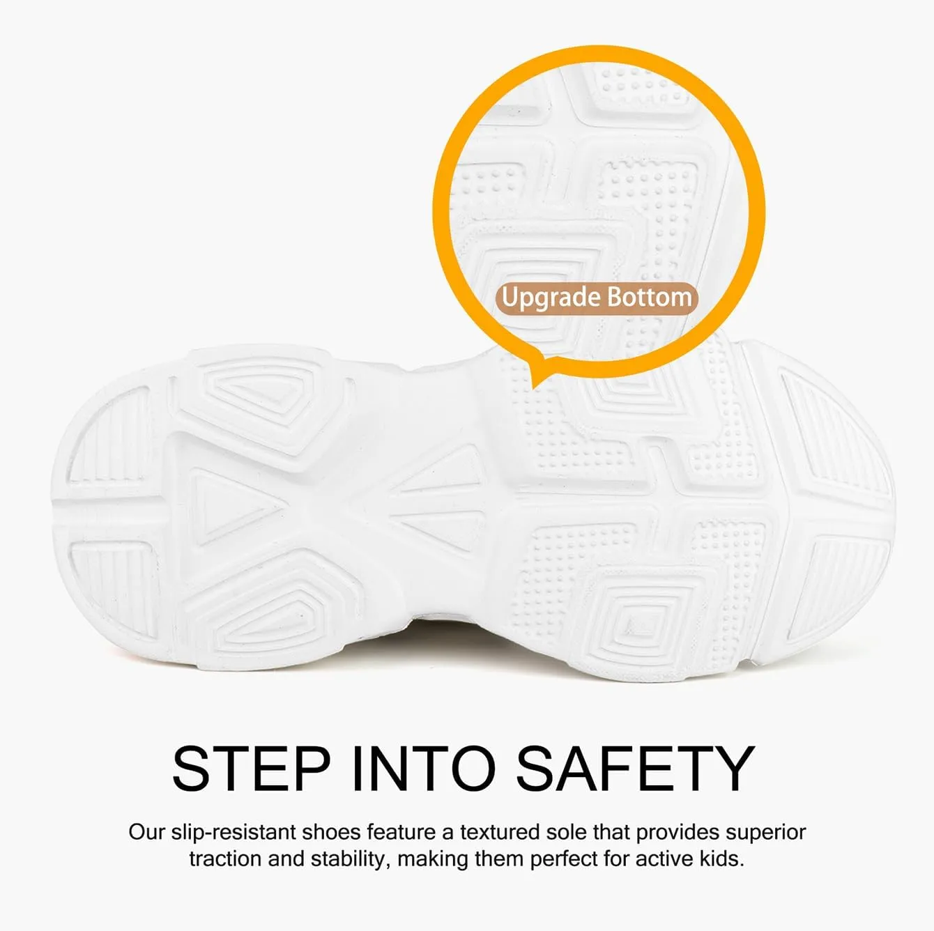 Kid Boys Girls Lightweight Breathable Sneakers Strap Athletic Tennis Shoes for Running Walking