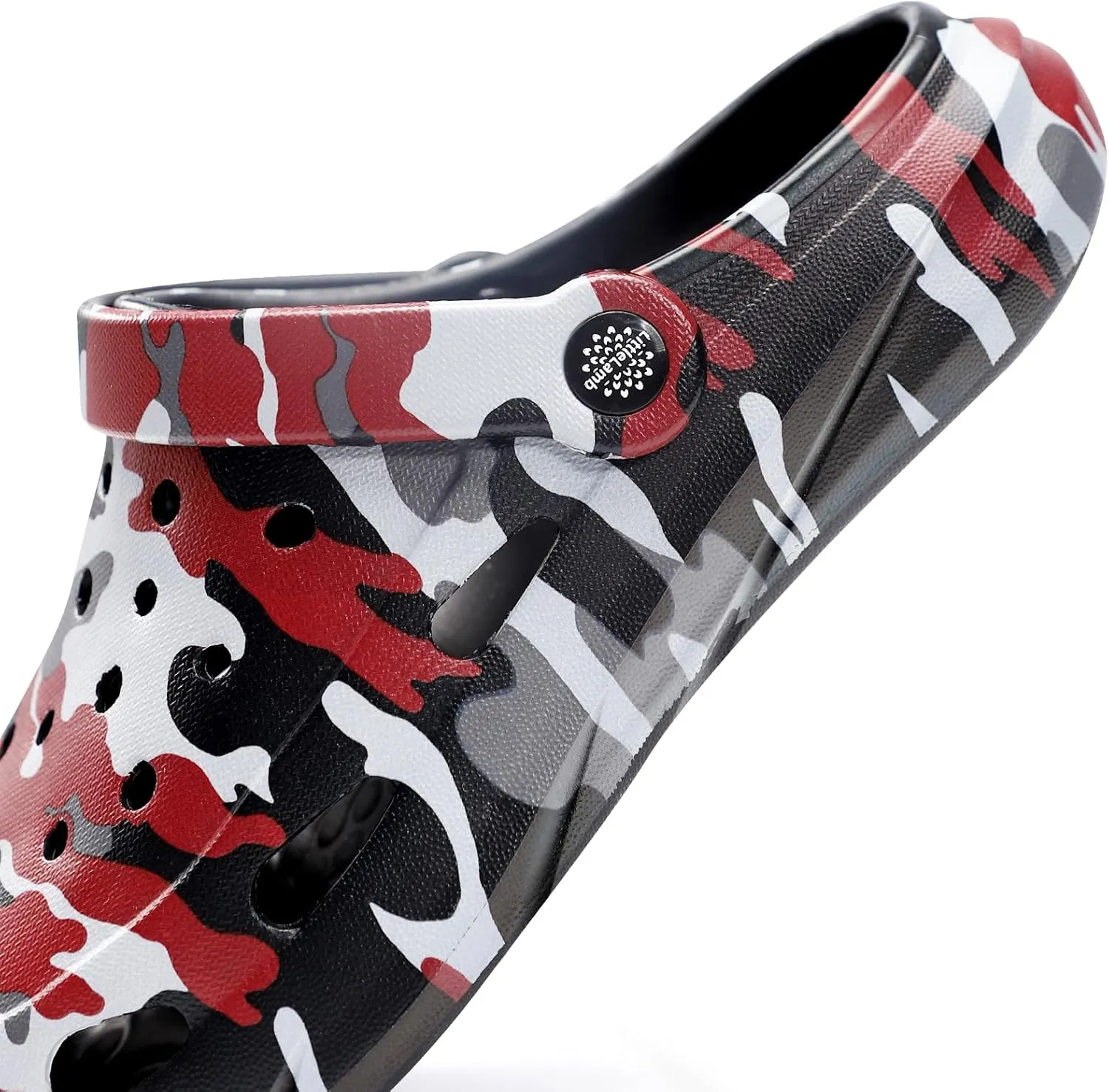 Kids Boys Girls Classic Camo Beach Clogs | Lightweight Water Sandals - Quick-Dry Non-Slip Light and Durable （Little Kid/Big Kid）