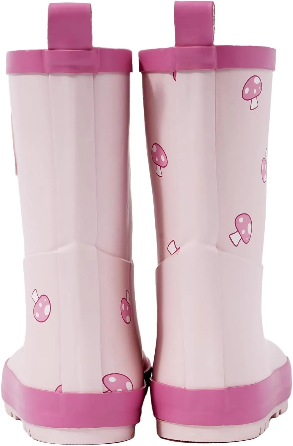 Kids Natural Rubber Rainboots Lightweight Toddler Stylish Waterproof Rain Shoes For Boys and Girls