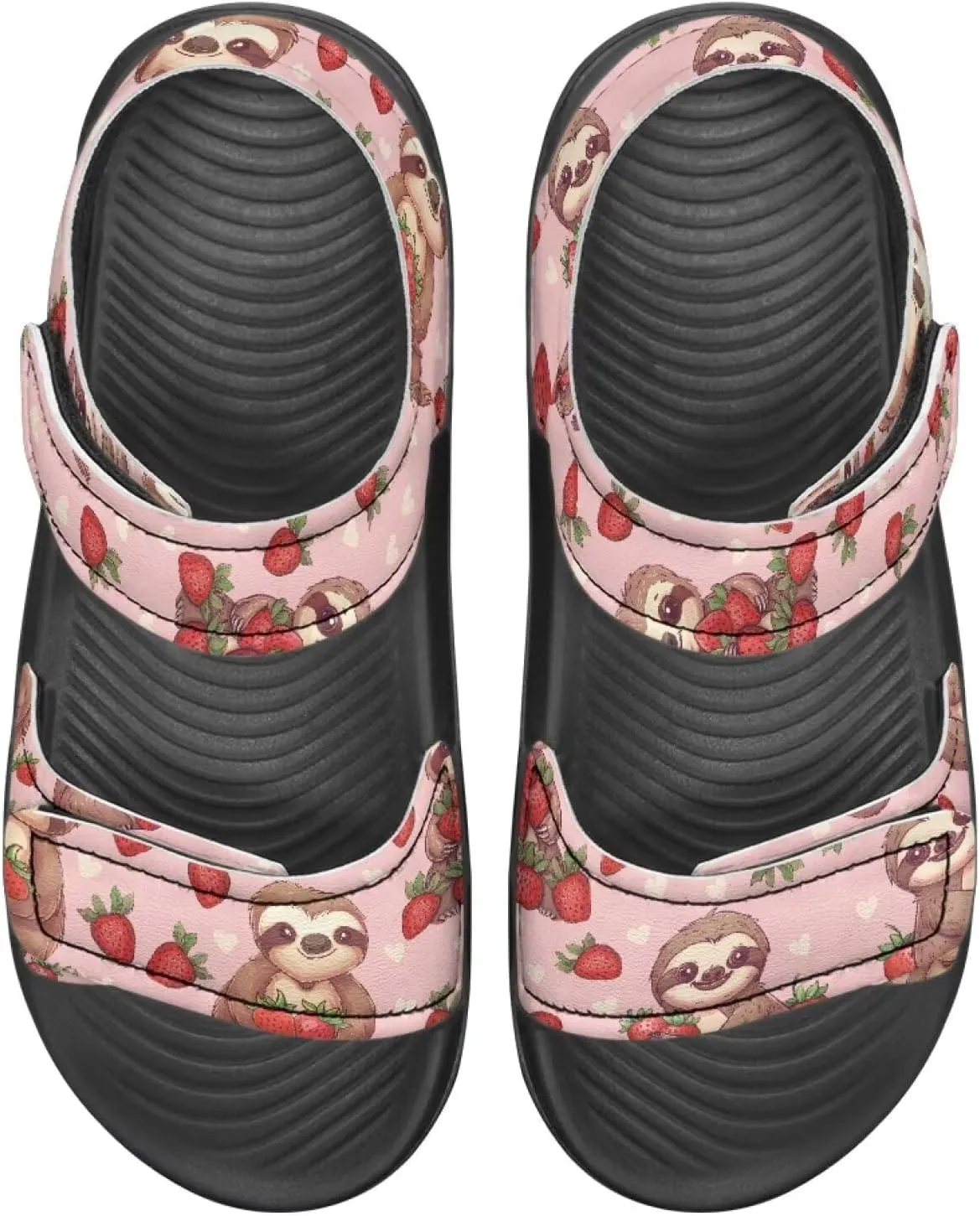 Kids Sandals Summer Non-slip Open Toe Slippers Double Buckle Toddler Two Strapped Teens Casual Athletic Summer Shoe